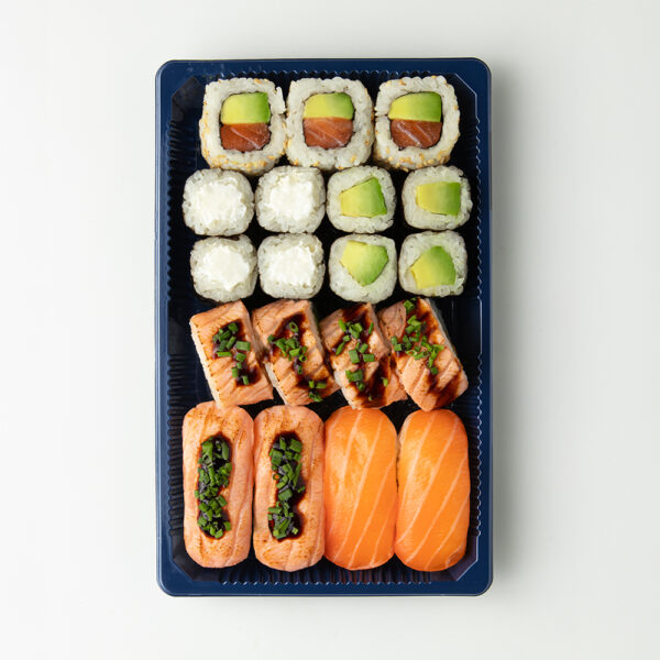 Les sushis de Pâques - Duo Saumon snacké