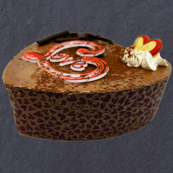 Gâteau cœur chocolat