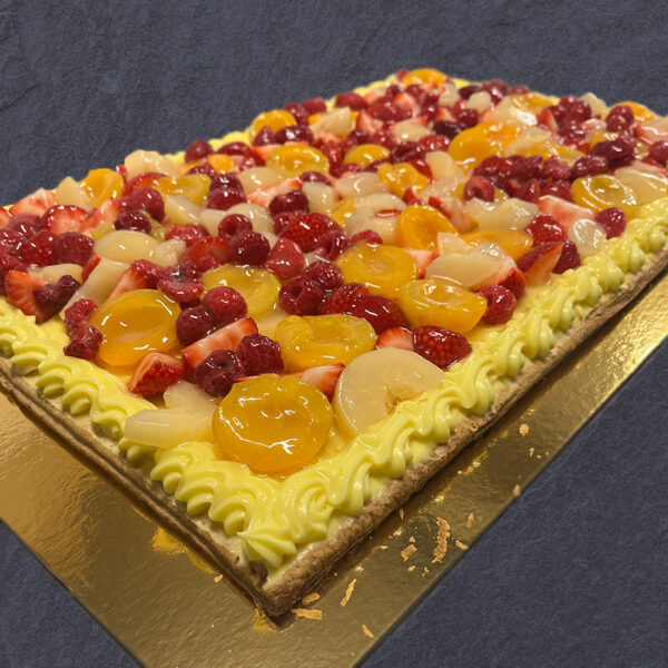 Plaque de tarte multifruits