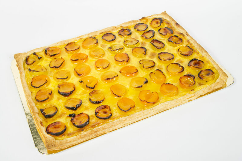 Plaques de tartes fruits cuits (abricot)